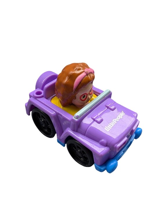 Little People Other - 2 For $20 🩷 Fisher Price Little People Wheelies Purple Car Girl